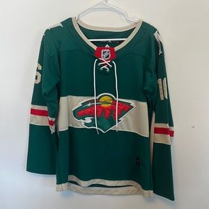 NHL Minnesota Wild Jason Zucker #16 Adidas Hockey Jersey Size Medium
